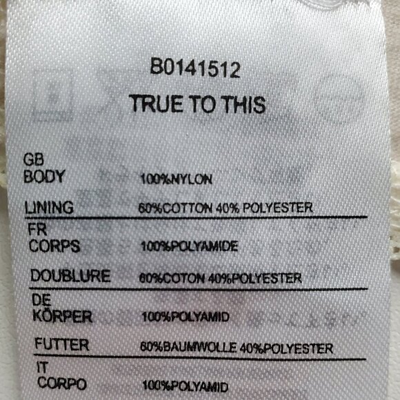 NWT VOLCOM Strappy Lace Bralette Stone Row Collection Stoned Rose (Off White) M - Picture 13 of 16